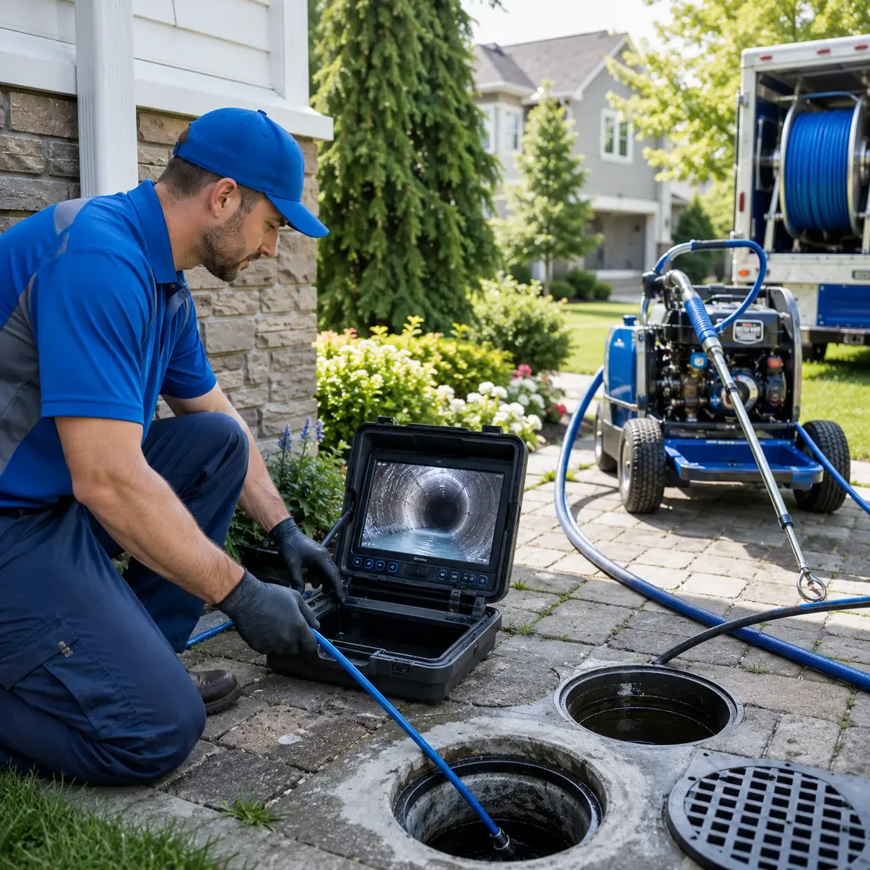 Outdoor drain cleaning professionals serving White Marsh, MD